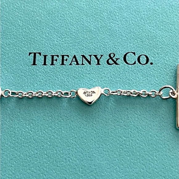 ✨✨✨SOLD✨✨✨ Tiffany & Co. Open Heart Lariat Toggle Bracelet - Picture 5 of 5